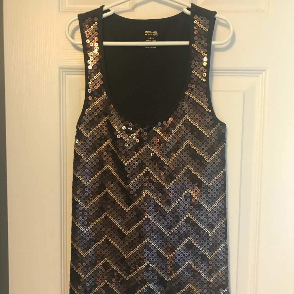 Sequin Michael kors tank top